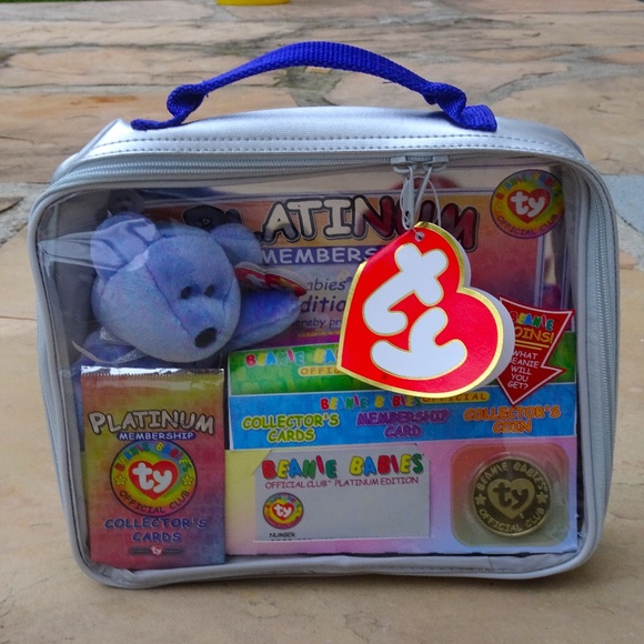 NEW Beanie Babies Platinum Membership Kit w/ Bear - Picture 2 of 8